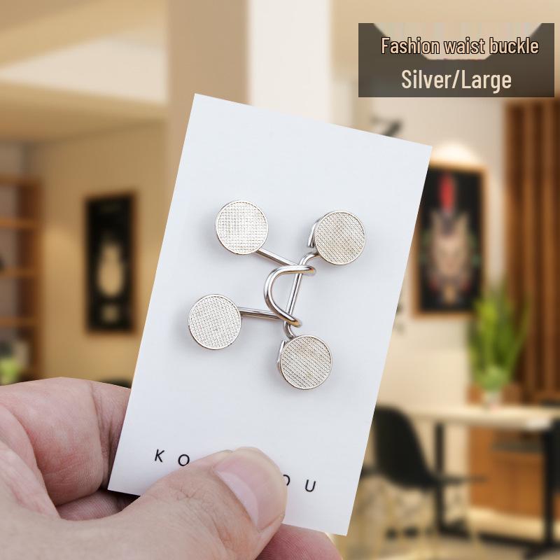 Adjustable Waist-Cinching Stretch Buttons for Jeans