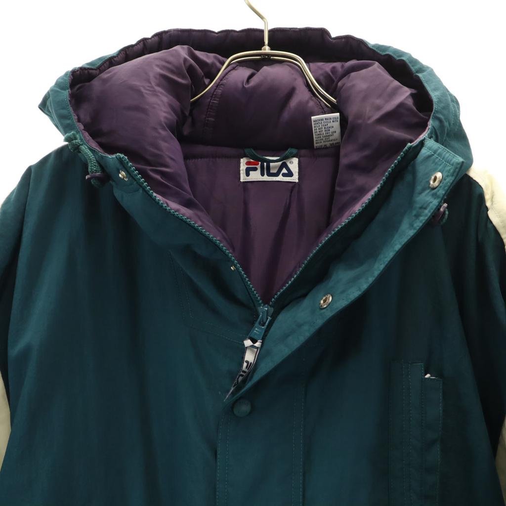FILA 90s Old Batting jacket M Deep green Men's Used