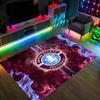 Aston Villa Football Design Crystal Velvet Carpet Cozy Non?Slip Printed Rug For Bedroom Living Room Entrance