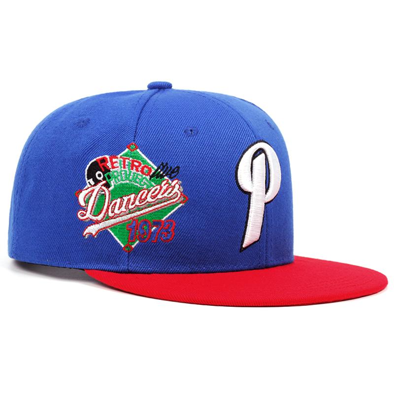 Neue Mode Buchstabe P Bestickte Snapback Mütze Herren Hip Hop Baseballkappe Damen Sport Sonnenschutzmütze