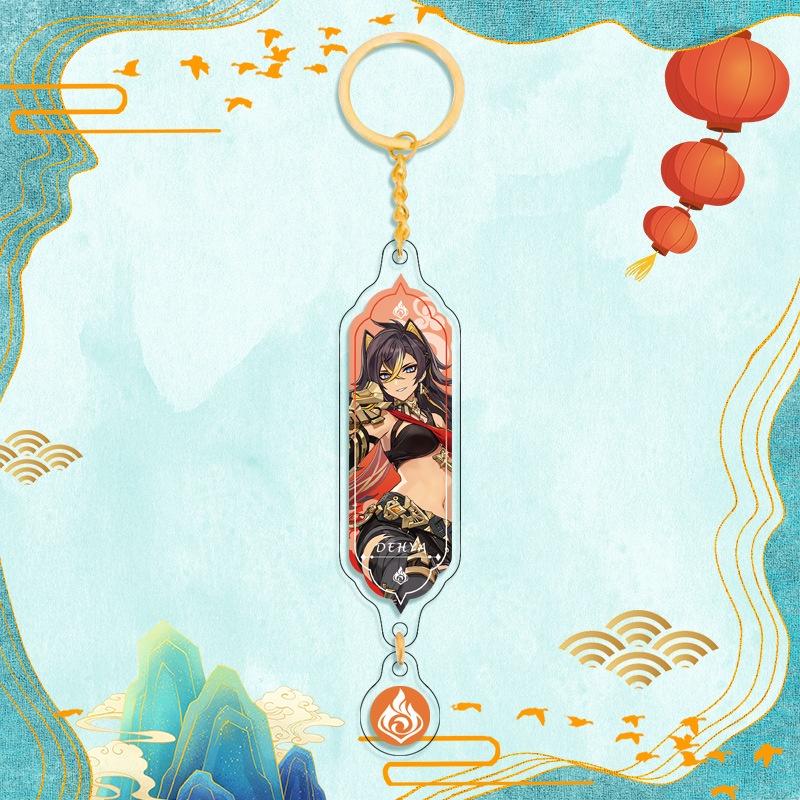 

Мика Геншин Дэхия Акриловый Двусторонний Брелок Мультяшные Брелоки Мультирегиональный Dehya