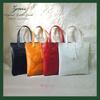 Zenis Genuine Natural Leather Tote Bag for Men and Women, Made in Japan, Shoulder Bag, A4 Size, White, B-0147 WH