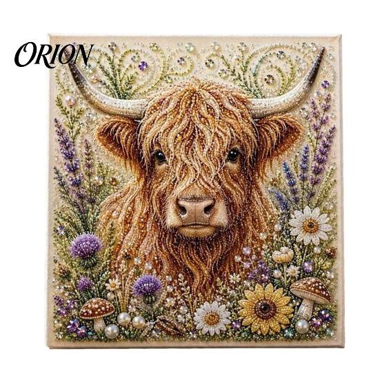 Kit de Manualidades Artísticas de Perlas Artificiales 3D Animales DIY, Linda Decoración de Pared con Pintura, Kit de Manualidades con Flores para Adultos, Hogar Hecho a Mano Adultos