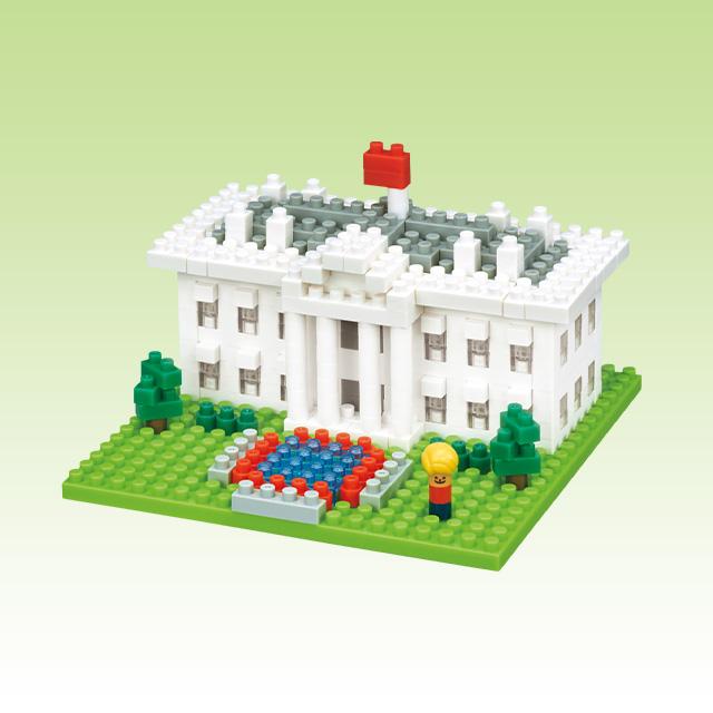 [Bandai] Bandai Nano Block White House Building Set