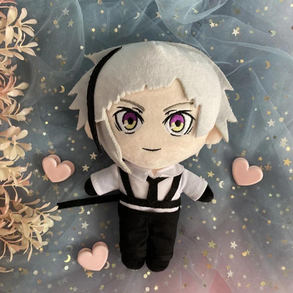 Anime Bungou Stray Dogs Plush Sigma Cosplay Doll Toy Cute Soft Stuffed Pillow Fans Gift 20cm
