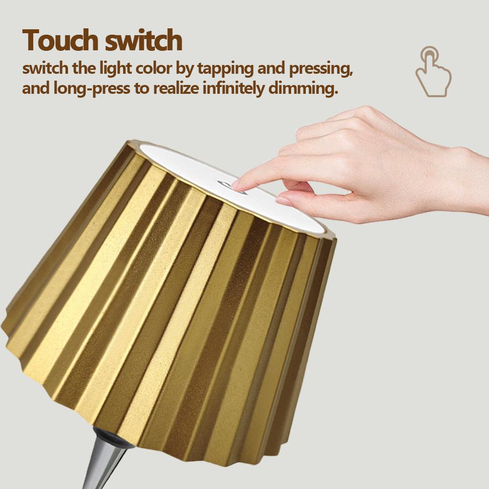 מנורת שולחן עם בקבוקי LED, נטענת ב-USB, בקרת מגע, לבקבוקי יין, תאורה למסעדות, ברים וקישוטי מסיבות פסטיבלים