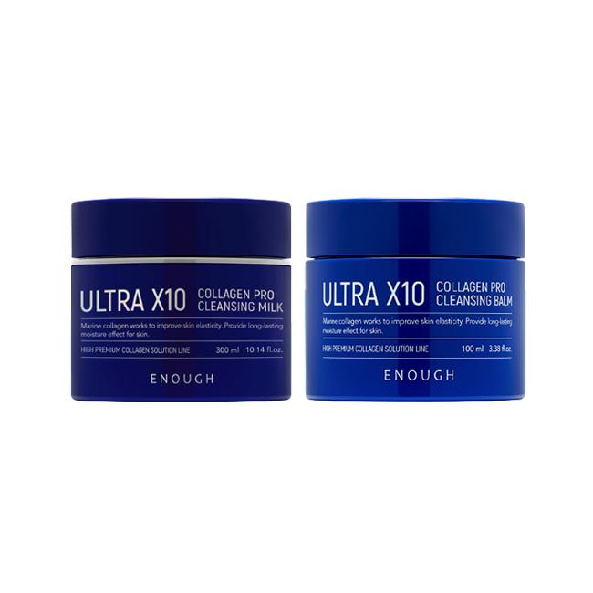 Enough Ultra X10 Collagen Pro Cleansing Line (Milk 300ml / Balm 100ml / Oil 200ml / Water 500ml) (17 Options)