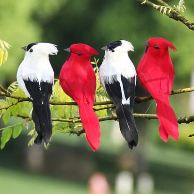 1Pcs Fake Birds Artificial Feather Foam Doves Wedding Decoration Venue Ornament