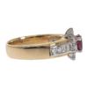 No Brand  #12(JP Size) Ring K18 Yellow gold/Pt900Platinum Women