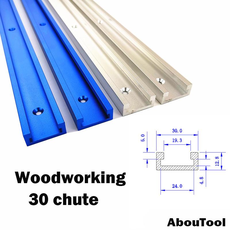 111/111/111MM Aluminium Alloy T Track Woodworking Slot Miter Tracks Jig Fixture for Router Table Bandsaws Woodworking DIY Tools