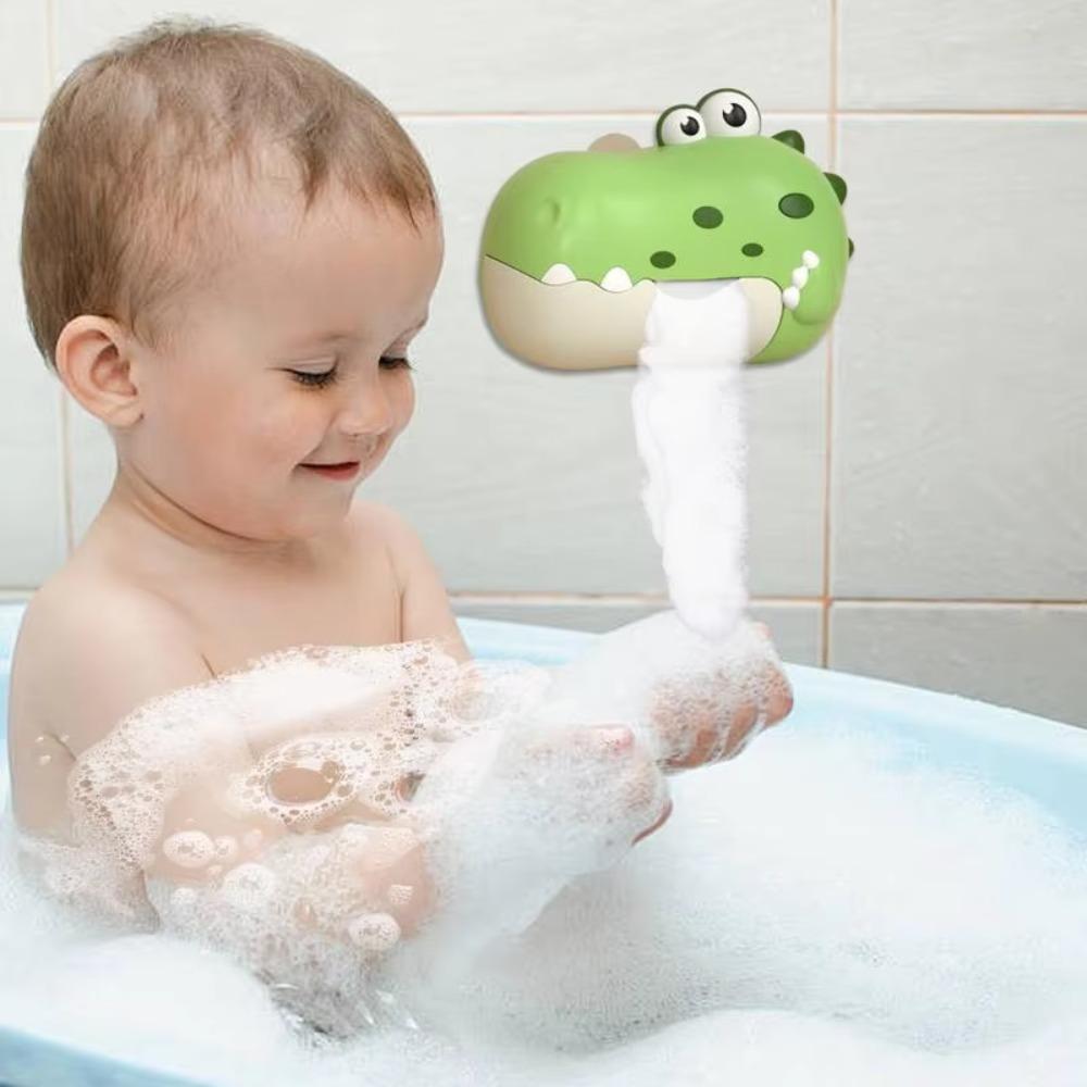 Dinosaur Shape Bubble Machine Music Bathtub Bubble Machine Bath Bubble Maker  Boys Girls