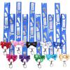Pack Of 10 Cheerleader Keychains Soft Polyester Accessories For Sports Enthusiasts Sturdy And Lightweight Design
