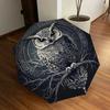 1pc Night Owl Umbrella with Plastic Handle,Suitable for All Seasons Home Travel Outdoor UmbrellaDD1477