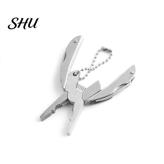 Robuste Klappzange Edelstahl Multi-Tool Schwerlast Metall Mehrzweck Tasche Faltbar Wanderwerkzeuge Tragbar Outdoor Angeln Camping