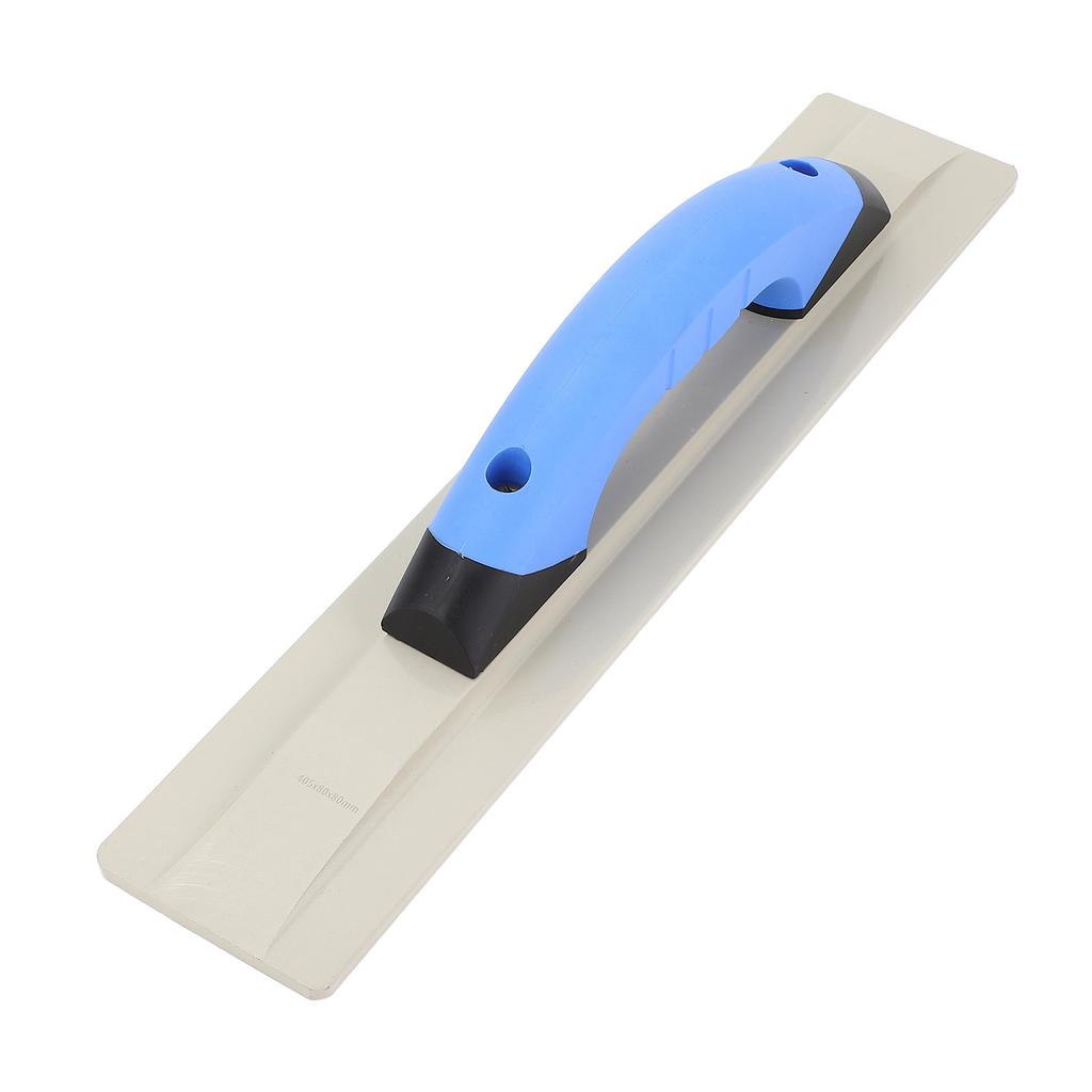 Gletieră 405x80mm Mâner ergonomic din cauciuc Gletieră plată pentru finisare Unealtă de mână pentru tencuit pentru