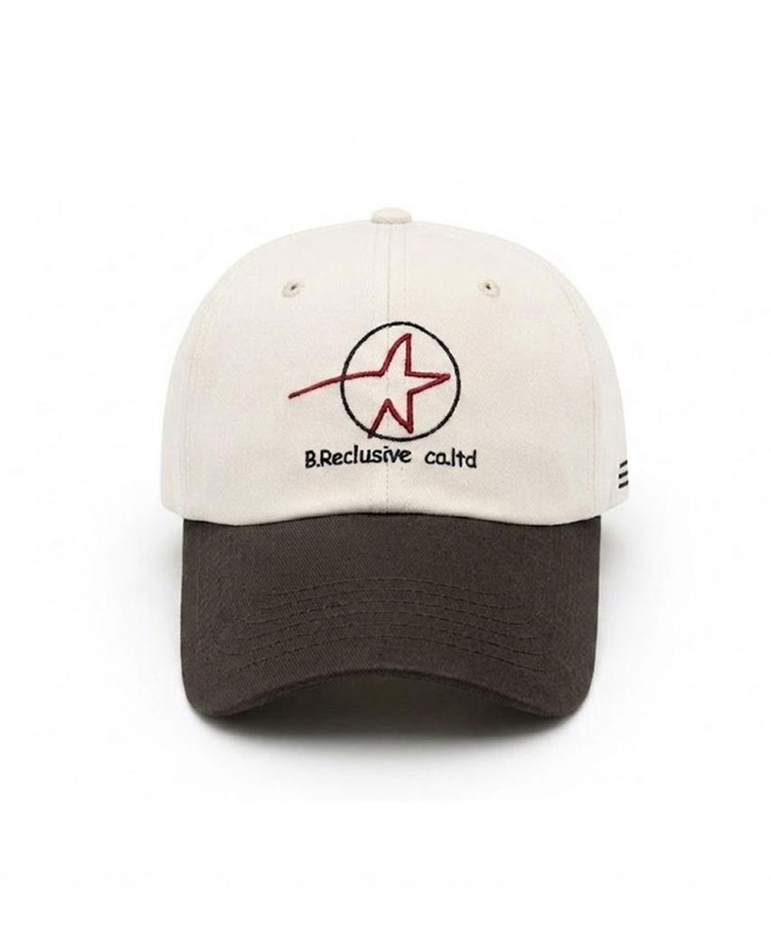 Beullaeglikeullusibeu Cotton Two-Tone Ball Cap [Bkf2Ucw007]