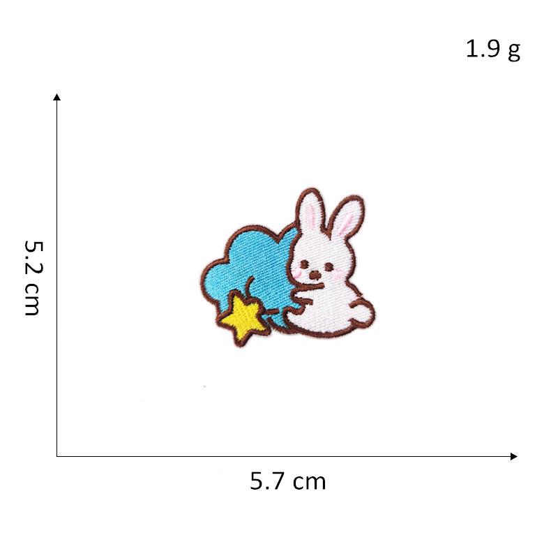 DIY Self-Adhesive Cartoon Planet Embroidery Stickers for Bags, Shoes, and Hats