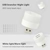 1 2 3PCS LED Reading USB Plug Lamp 5V Eye Protection Night Light Mini Book Light for Computer Mobile Power Charging Lighting