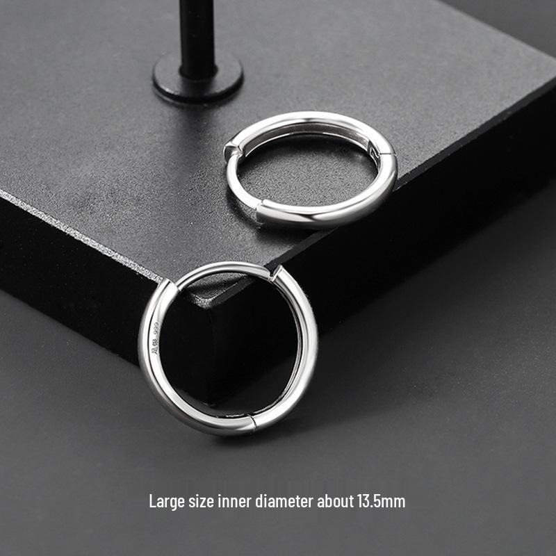 

Минималистичные серьги-кольца из серебра 925 пробы и каффы для мужчин и женщин