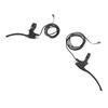 1 Pair Brake Lever Replacement Left Right Brake Handle with Brake Line for KUGOO M4 10in Electric