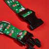 Pet Christmas Collar Dog Supplies Walking Dog Leash Chest Harness Pet Accessories Print Santa Claus Dog Collar