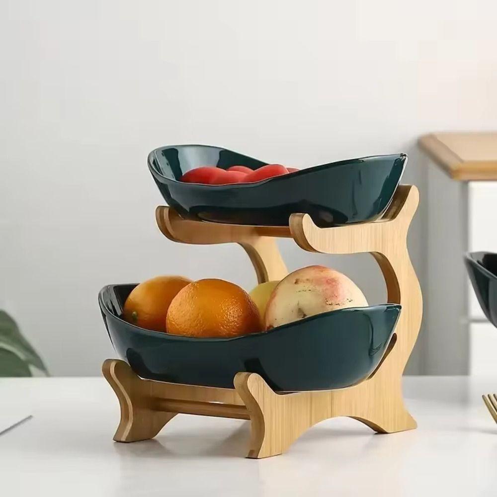 Modern Style Snack Dish Plastic Material Candy Dish Fruit Basket Fruit Plate  Candy Display