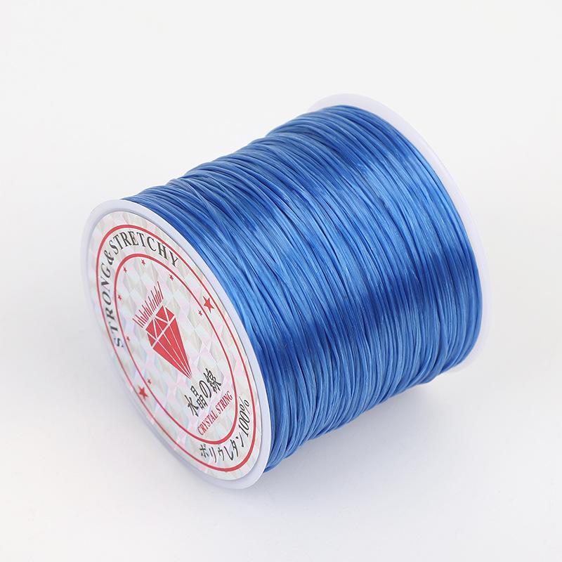 50M Pružná Elastická Korálková Nit Šňůra Struna pro DIY Výrobu Náramků a Šperků