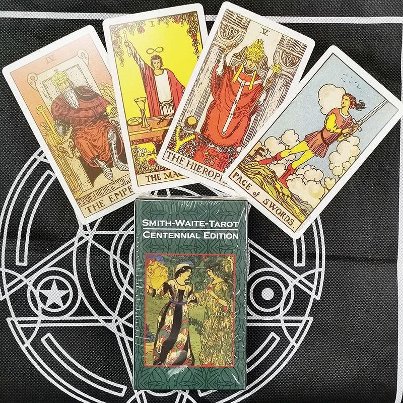 Gold Art Smith Beliebter Spirit Eye Waite Tarotkarten 10.3*6 ohne Rand