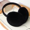 Natural 100% Rex Rabbit Fur Earmuffs Winter Accessories for Women Winter Ear Muffs Fluffy Earmuff Ear Cover for Winter
