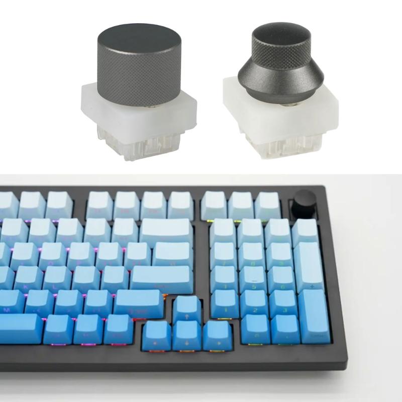 User Friendly Control Capacity Knob Switches for GK980 GK75 Keyboards Including Rapid Attachment Design
