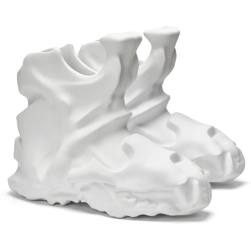 New Round Toe High Top Large Waterproof Platform Thick Sole Men Boots Gothic Platform Mid Calf Sneakers Man Moto Biker