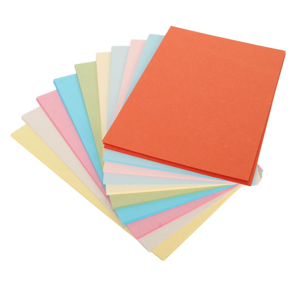 200Pcs Colorful Cardstock 15 X 10Cm Printable Blank Note Card Pearlescent Paper DIY Painting