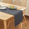 Thickened Linen Solid Colour Home Light Luxury Home Flat Corner Bed Flag Western Style Restaurant Decoration Office Table Flag