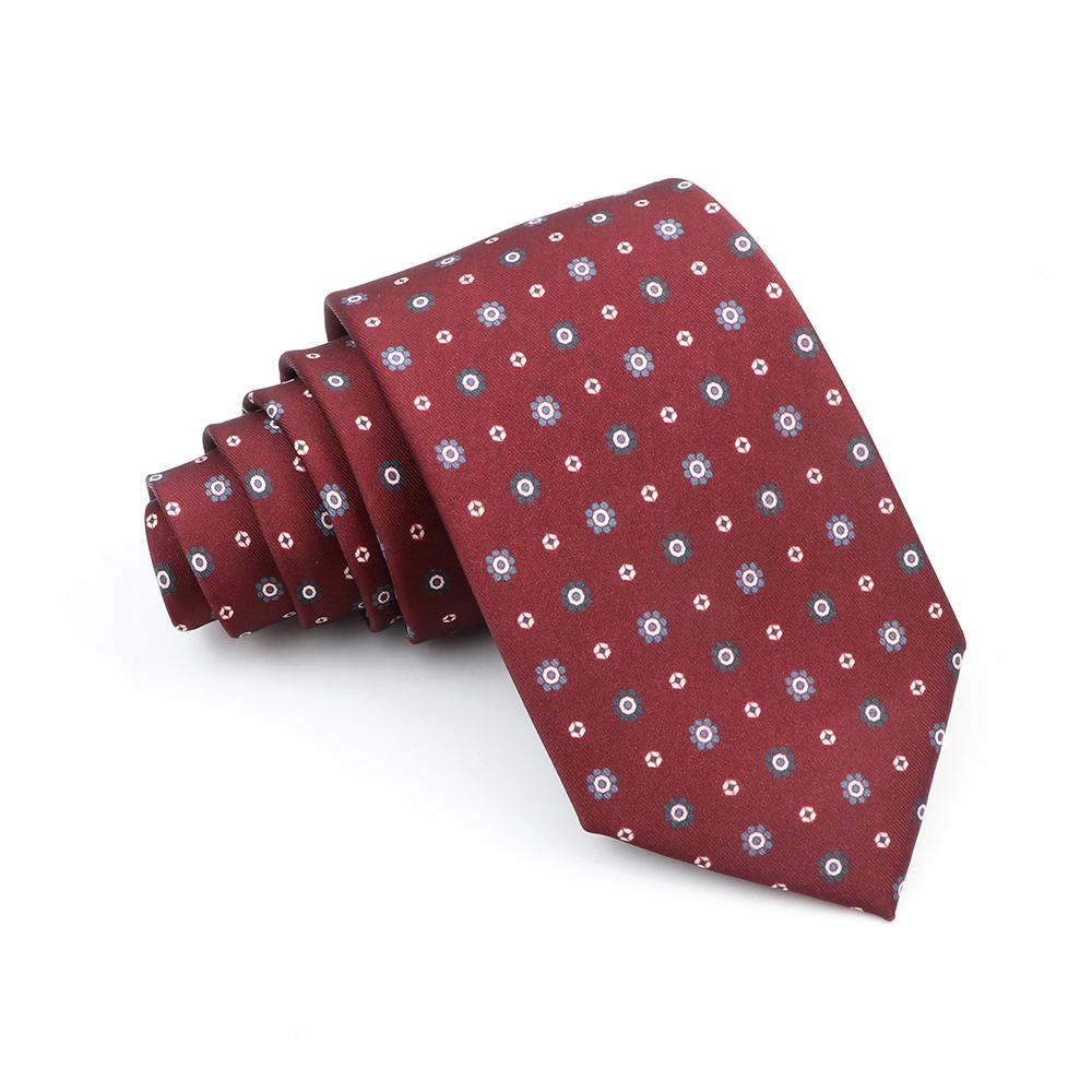 Supermjuka bohemiska sidenpolyesterslipsar för män Nyhet Design Bröllopskontor Företag Gravata tryckt slipspresent