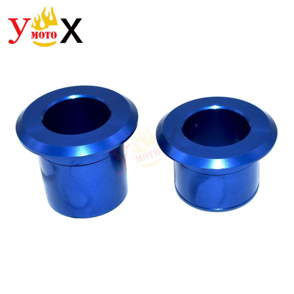 W250 R/X Motorcycle CNC Rear Wheel Shaft Sleeve Alxe Rib Wheel Spacer Tube Gasket For YAMAHA WR250 WR250R WR250X