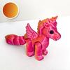3D Printed Articulated Unicorn Toy Glow In The Dark Eco Friendly Movable Joint Model Creative Gifts Collectible Desk Ornaments