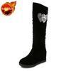Fashion Long Boots for Women Autumn High Heels Elegant Heeled Knee Shaft Shoes Woman Winter 2024 Y2k Novelty Large Size Warm New Spring