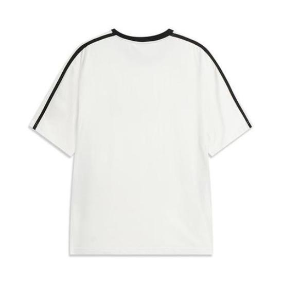 Li Ning LiNing Sports Life Collection T Shirt Unisex Ivory AHSV299-1