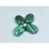 13X18MM Natural Green Malachite Oval Cabochon Loose Gemstone 4Pcs Lot 71Cts. A-575