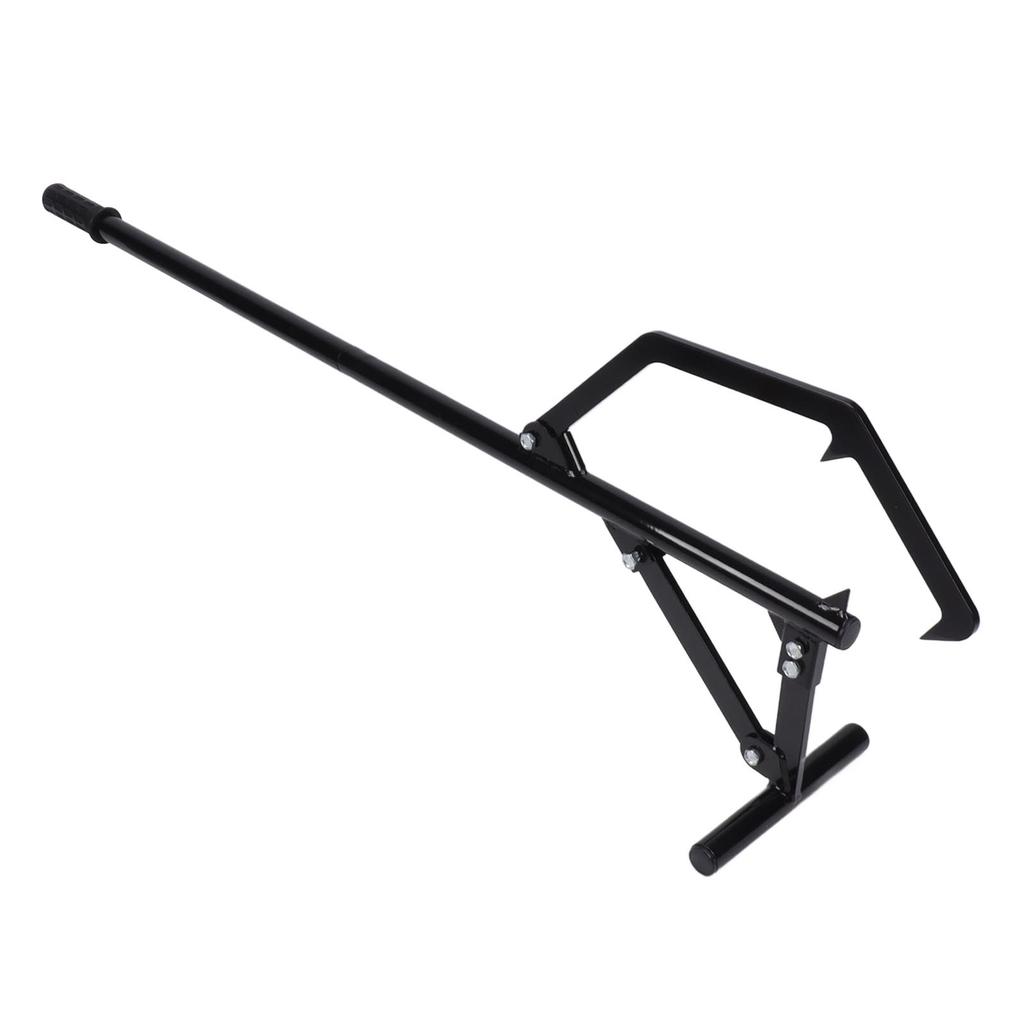 51in Log Lifter Adjusting Tilt Hook Rubber Non Slip Handle Log Wood Roller Lifter Jack for Farm