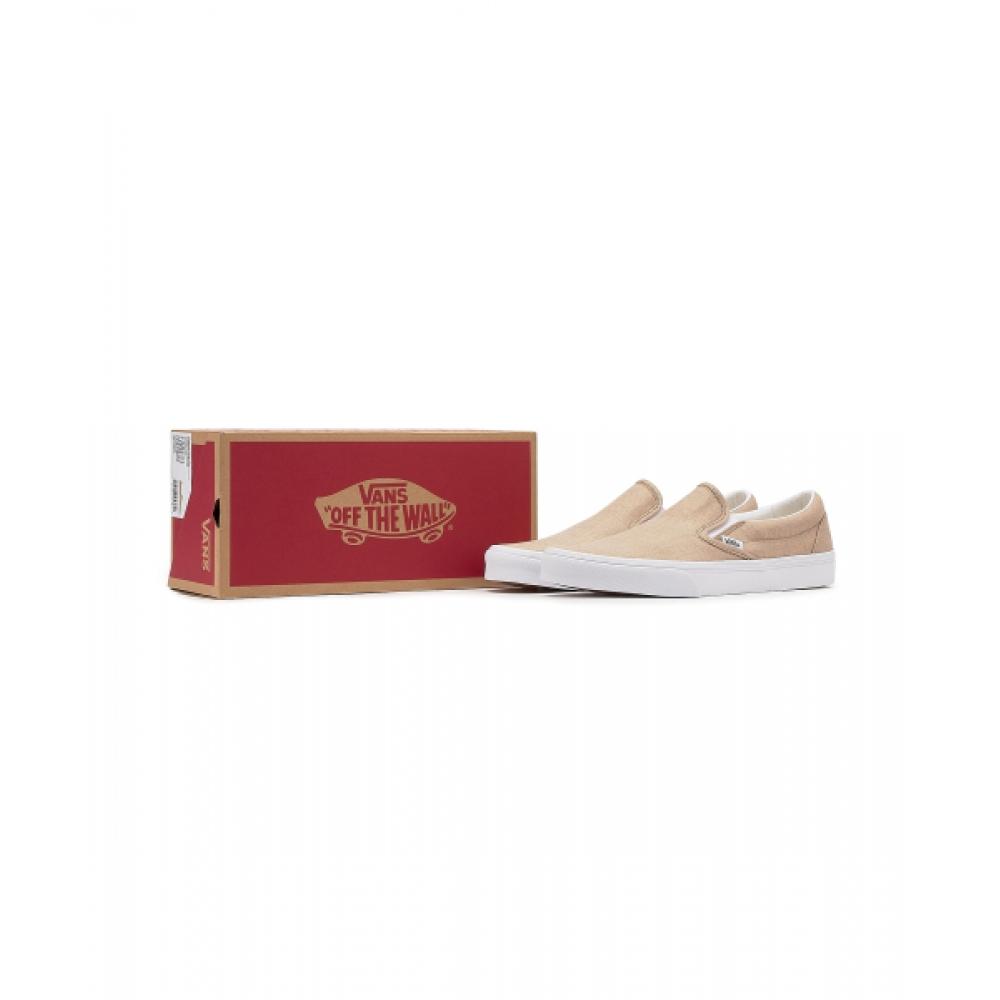 Vans Classic Slip On  Summer Linen  Incense Vn0009q74mg1