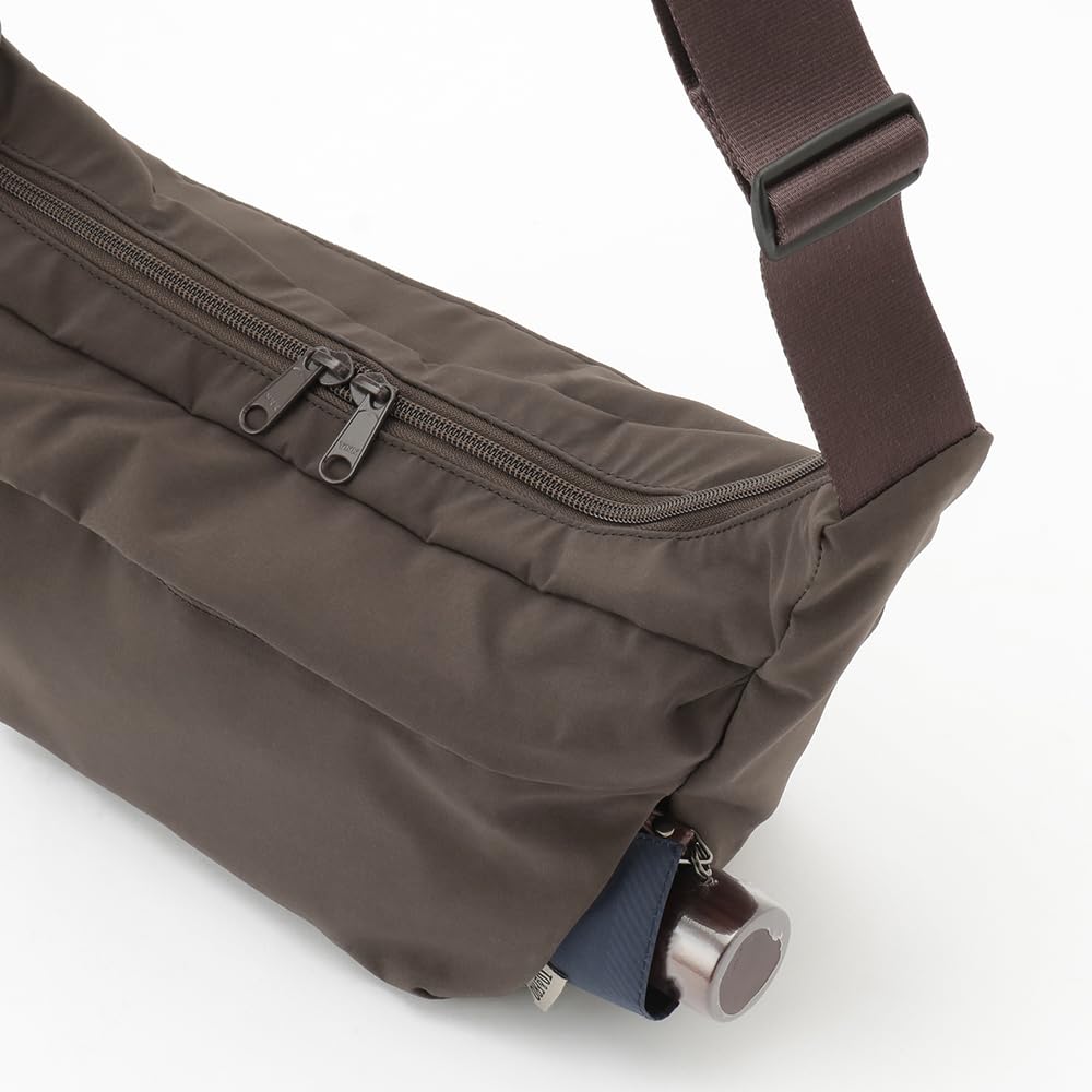 Two and Flow Shoulder Bag, Dark Brown