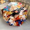 1 PC Automatic Folding Umbrella - Dragon Ball Z Pattern Portable Foldable Design With 8 Ribs Christmas Birthday Gifts