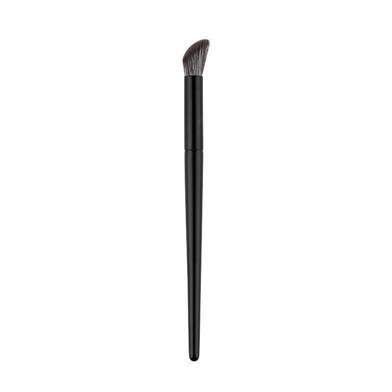 Double-Ended Eyebrow & Eyeshadow Brush - Angled Concealer & Spiral Eyelash Tool for Professional Eye Makeup