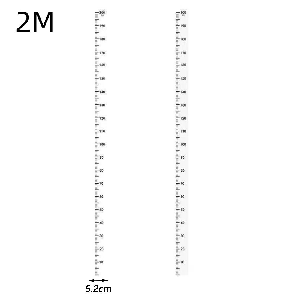 Waterproof Height Measurement Sticker Self-Adhesive Removable Height Measuring Wall Stickers Transparent Height Sticker Children
