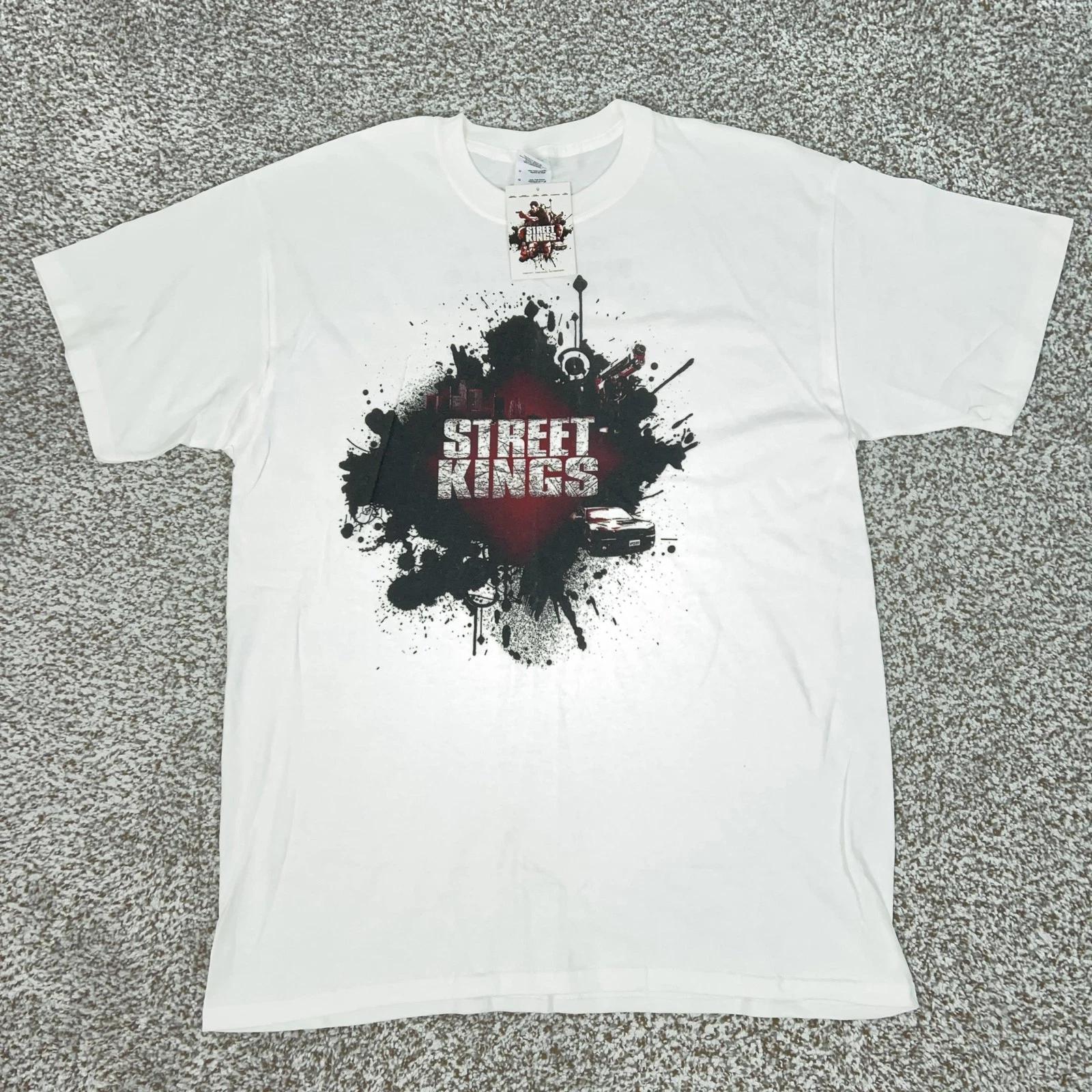

Street Kings Shirt Mens Large White Movie Promo Keanu Reeves Fox Searchlight M
