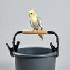 Adjustable Bird Perch Stand Clip-On Wooden Parrot Stand Training Bird Stand  Shower