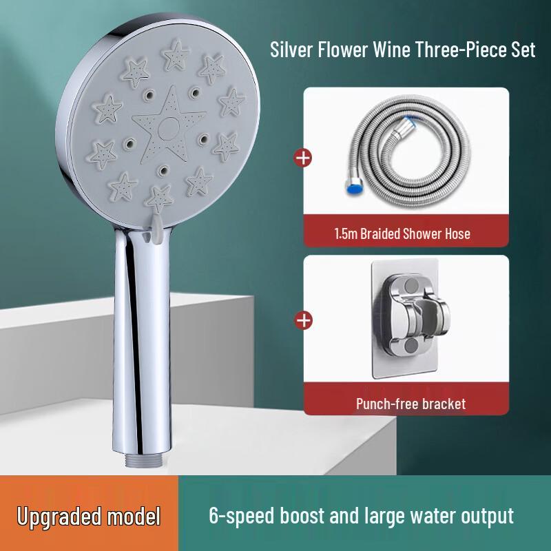Portable RV Handheld Pressurized Shower Head