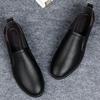 Fashion Luxury Men's Casual Loafer Classic Comfortable Footwear Senior Minimalist Business Office Business Dress Genuine Leather Shoes