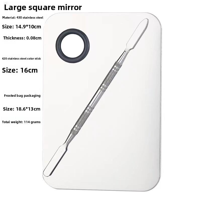 Stainless Steel Palette Nail Art Makeup Palette Set Foundation Painting Makeup Tool